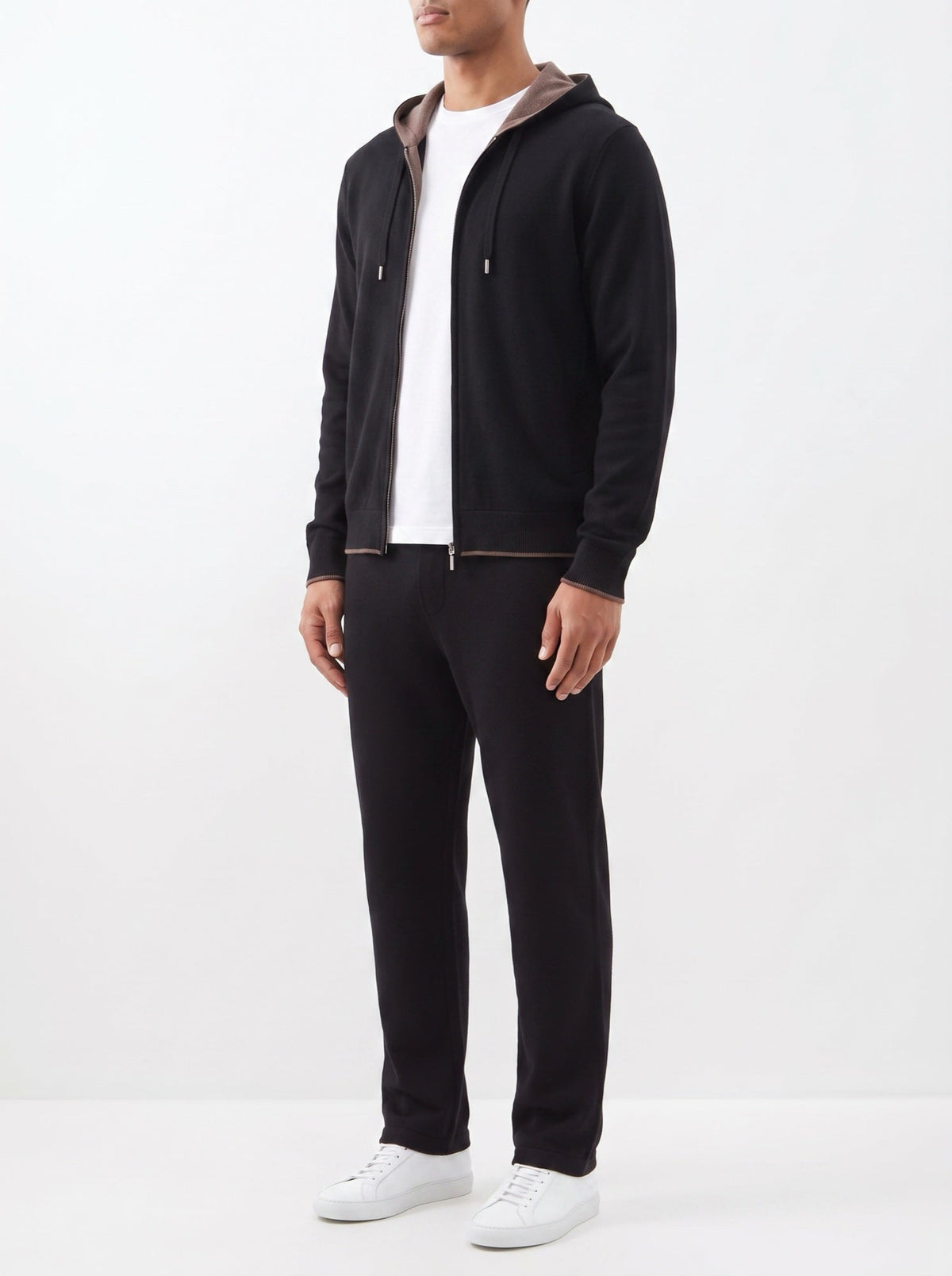 Weekend Zip-Weste – Schwarz