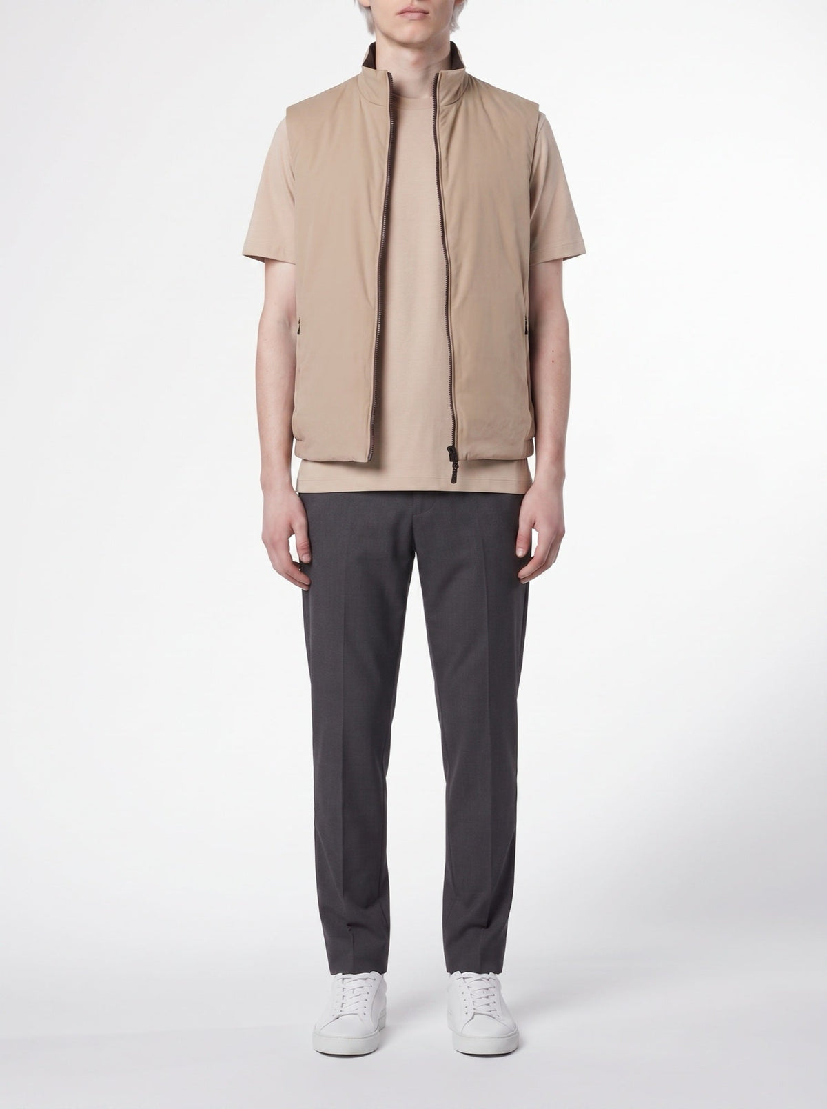 Wendeweste – Ebenholz/Beige