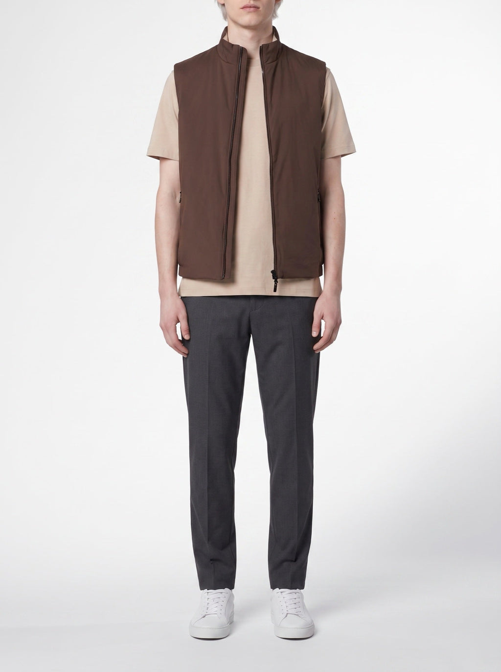 Wendeweste – Ebenholz/Beige