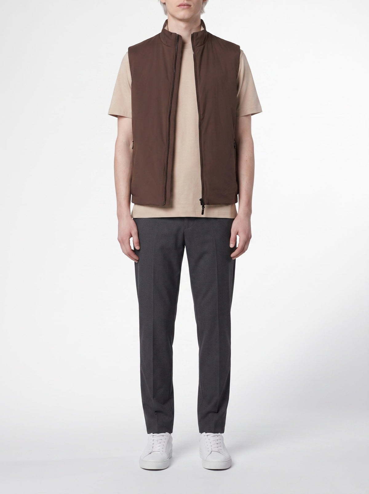 Wendeweste – Ebenholz/Beige