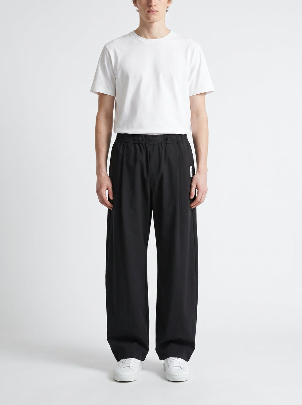 Weite Urban-Hose — Schwarz