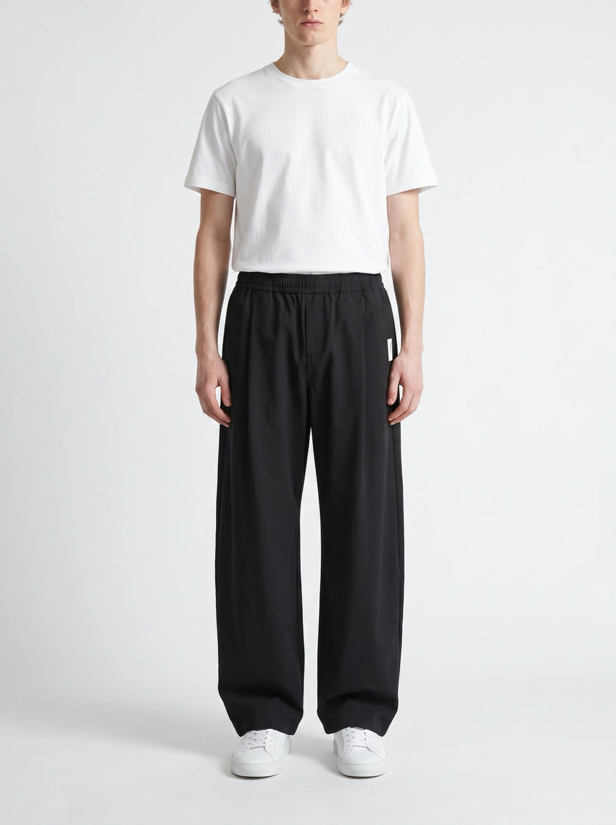 Weite Urban-Hose — Schwarz
