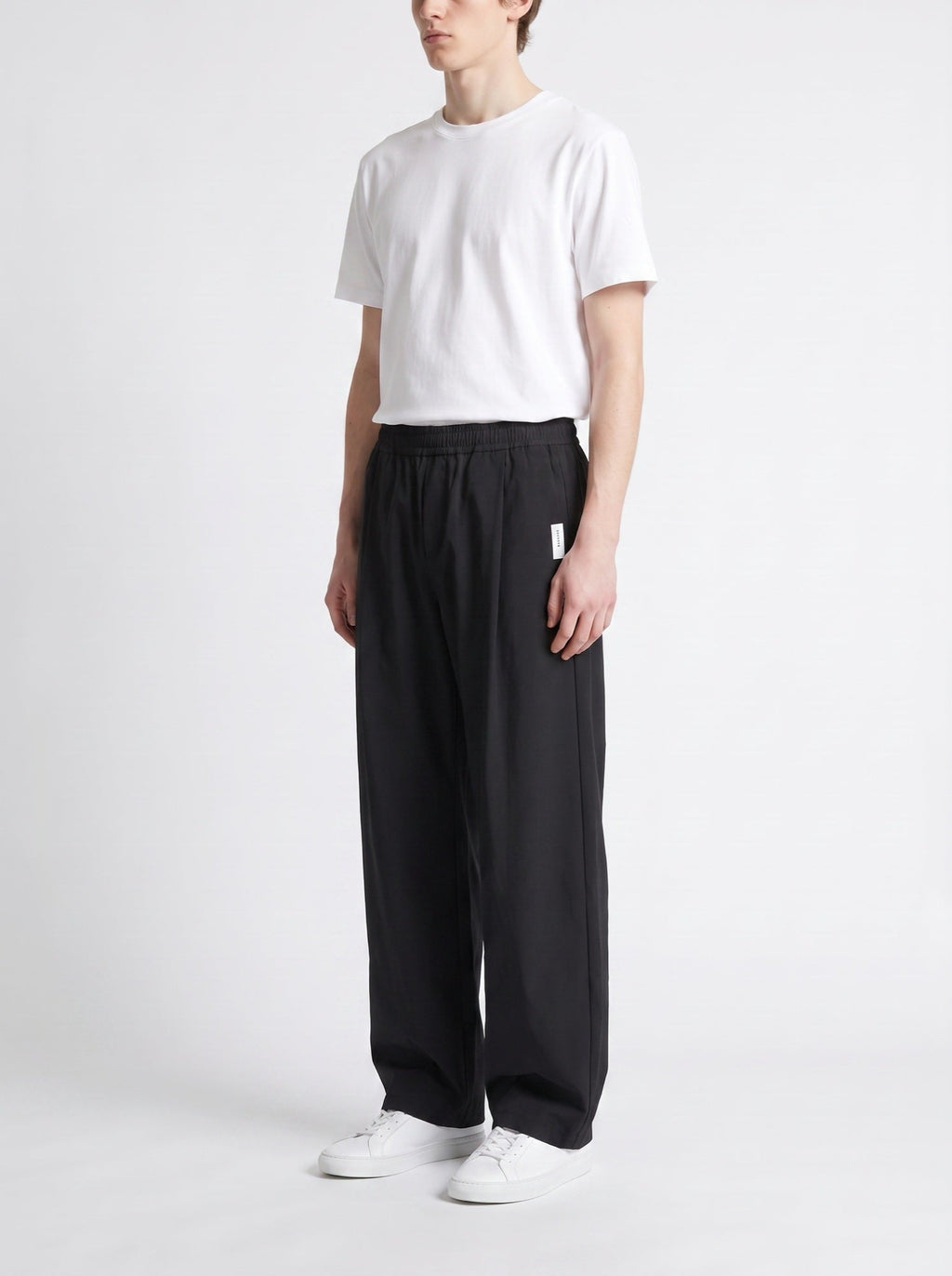Weite Urban-Hose — Schwarz