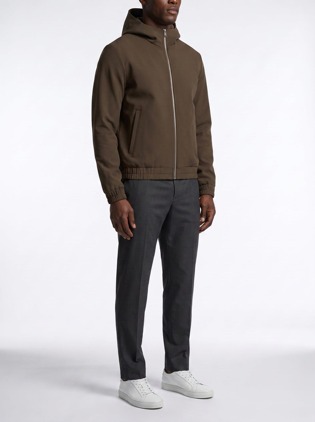 Tech-Hardshelljacke – Ebenholz