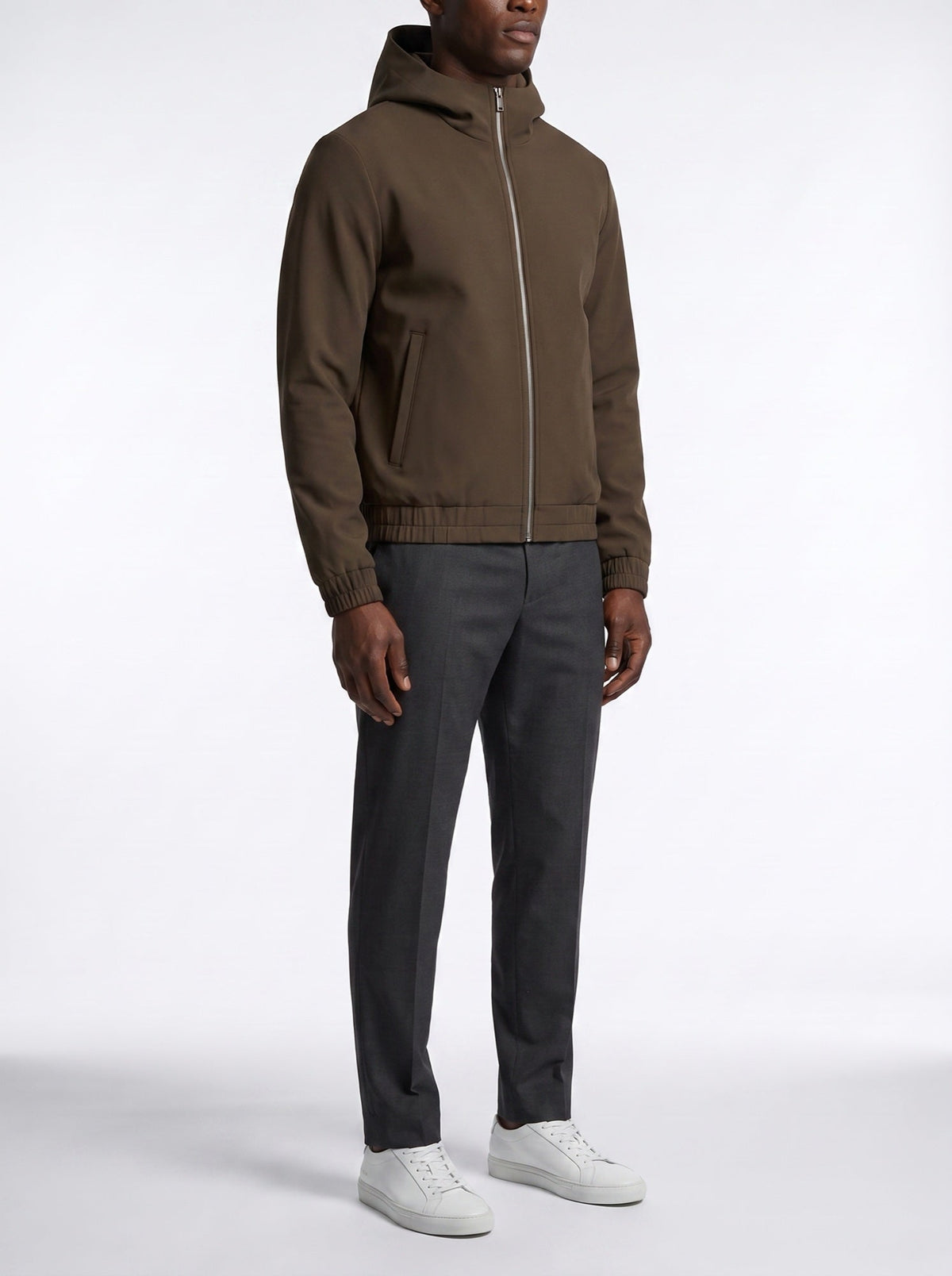 Tech-Hardshelljacke – Ebenholz