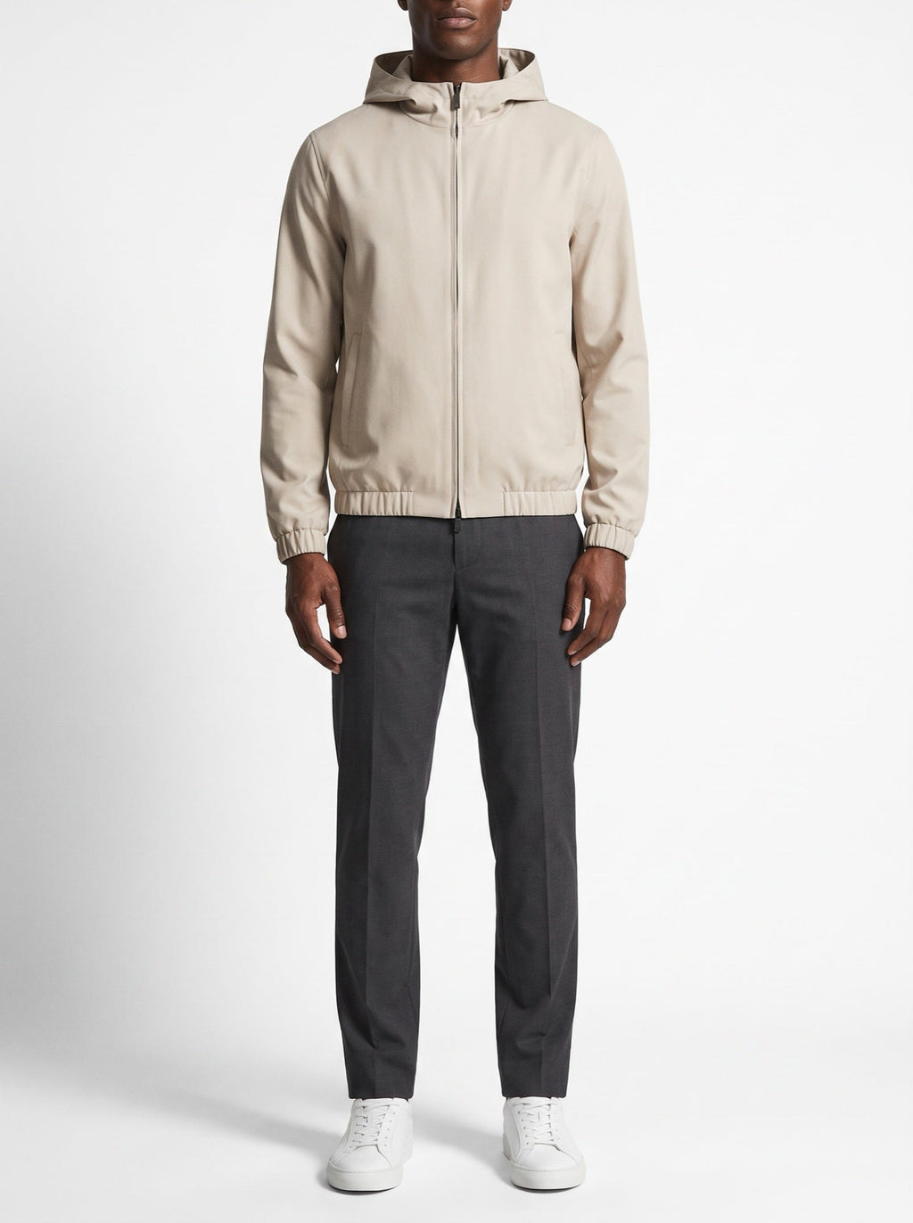 Tech-Hardshelljacke – Beige