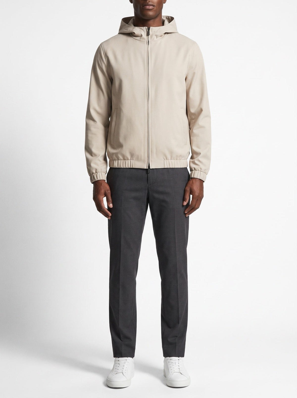 Tech-Hardshelljacke – Beige