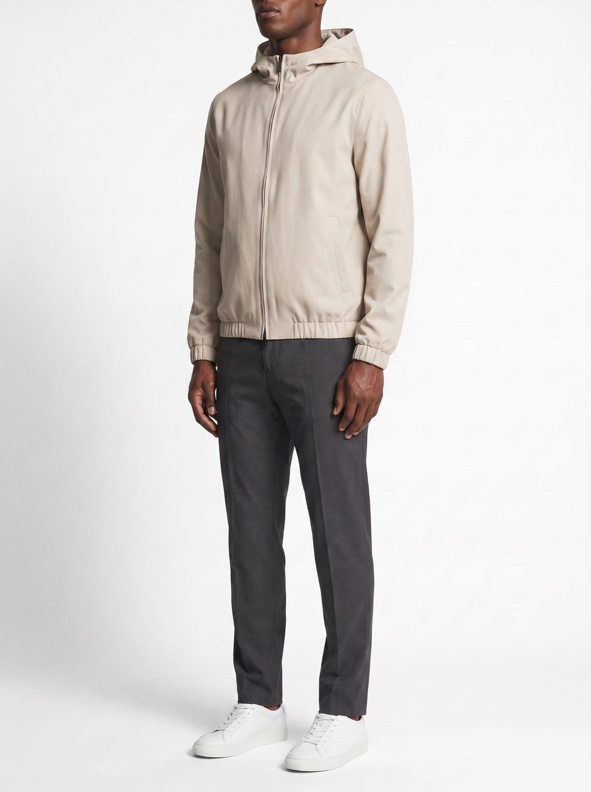 Tech-Hardshelljacke – Beige