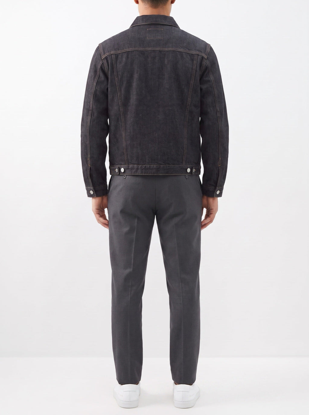 Schwarze Jeansjacke