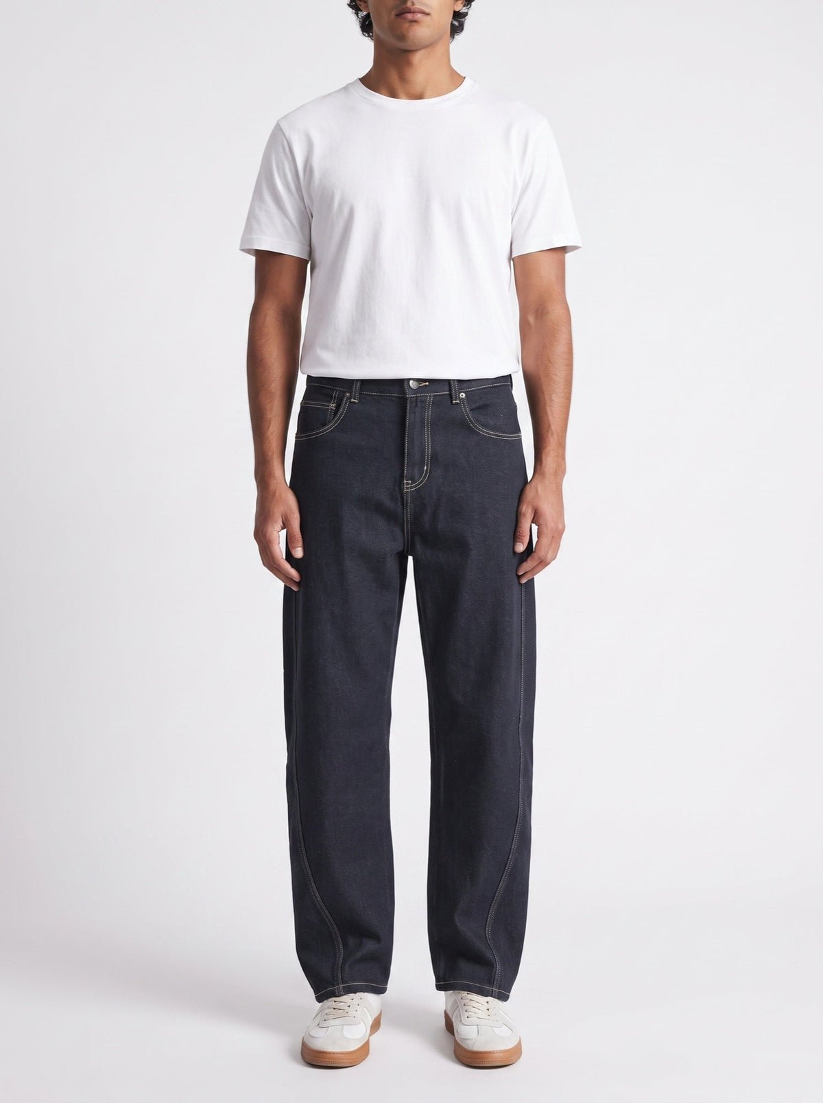 Raw Indigo gerade Jeans