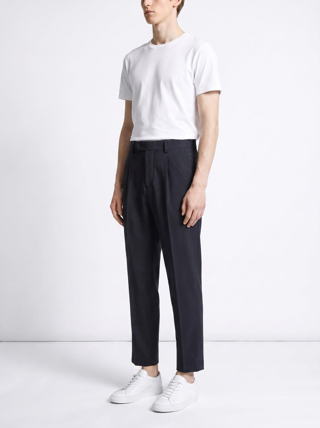 Paris-Hose mit hoher Taille — Schwarz