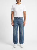 Oversized, lässige Vintage-Jeans mit geradem Bein