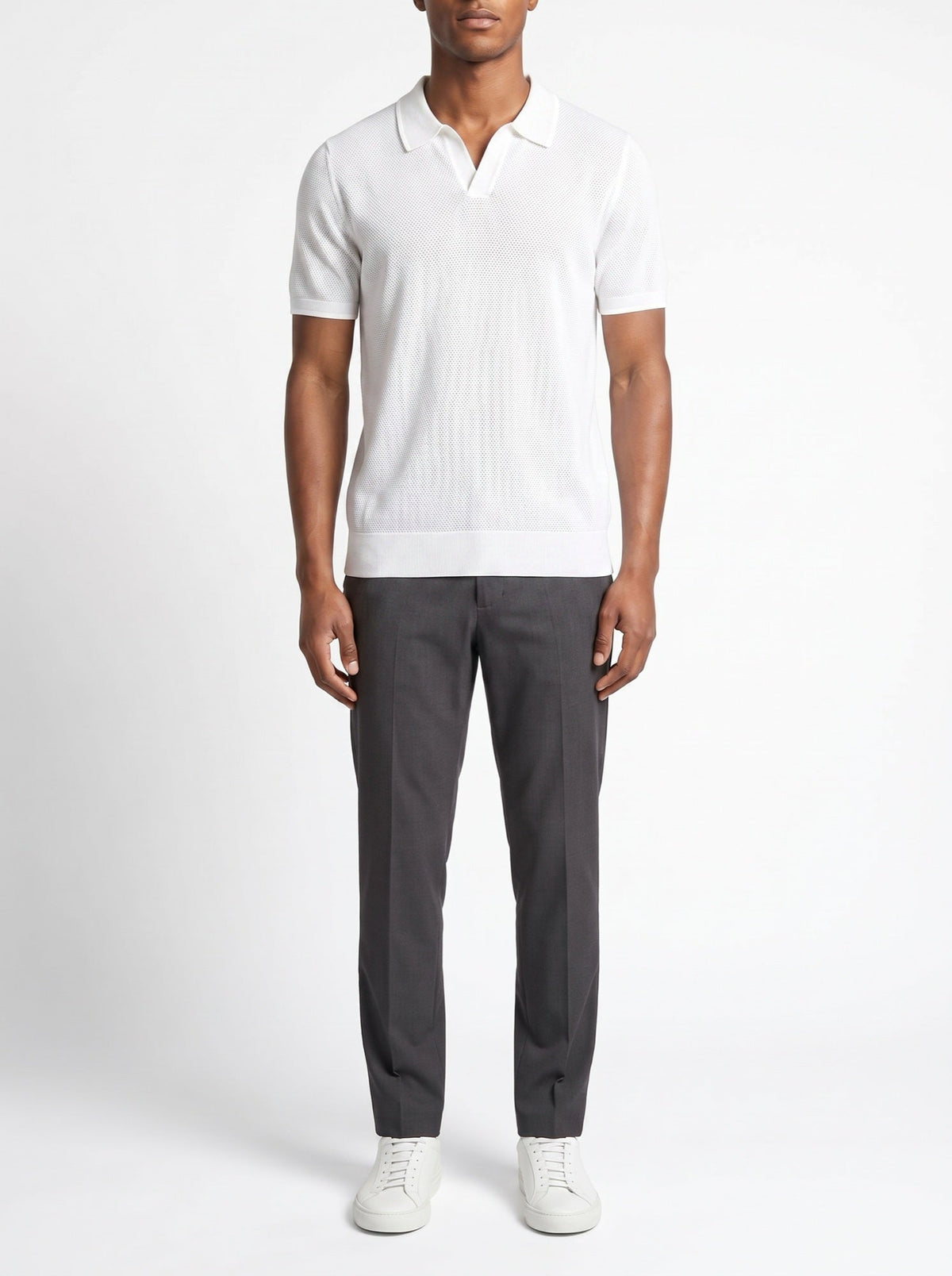 Monaco Edge Polo — Weiß