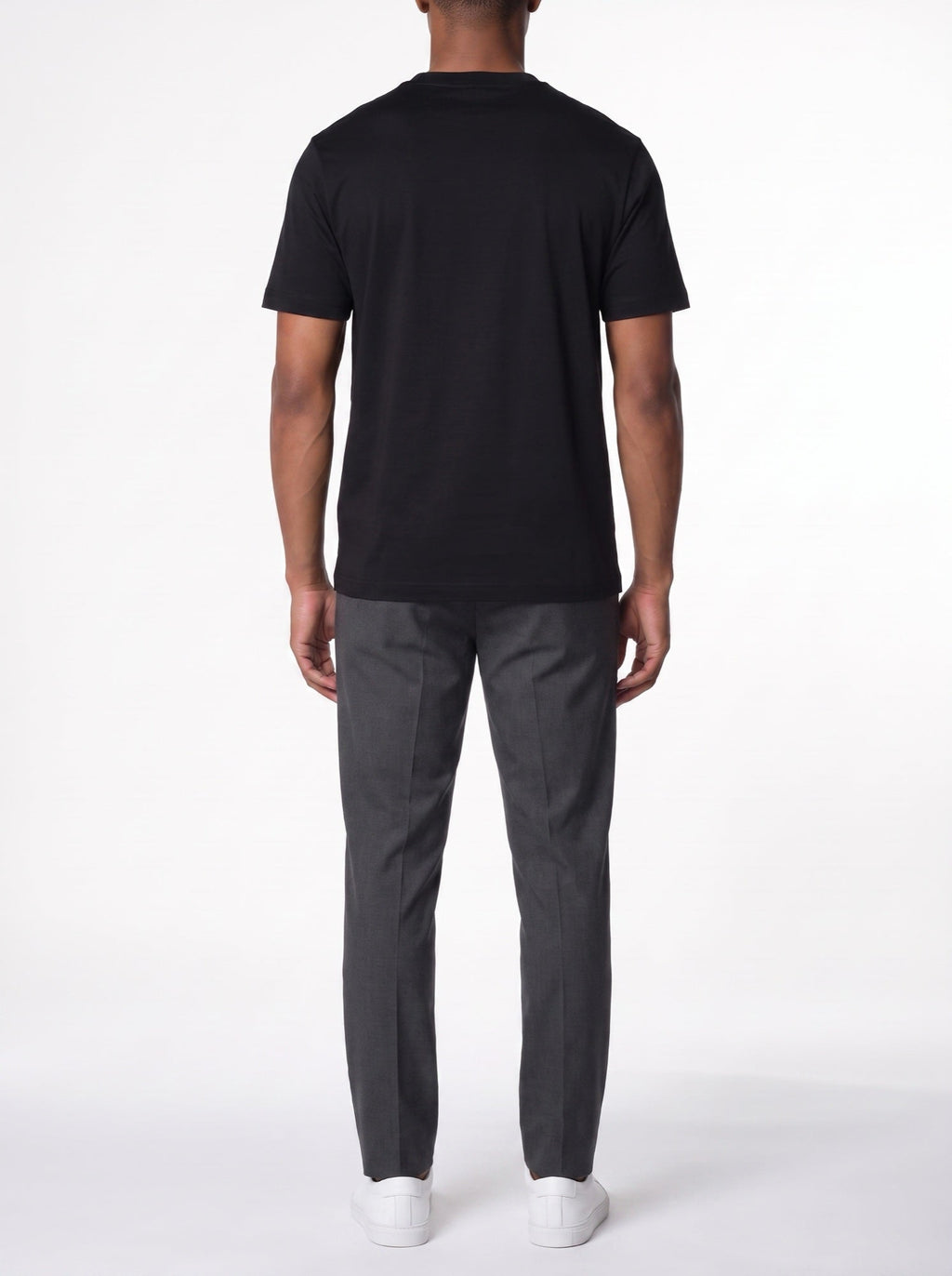 Luxus-T-Shirt – Schwarz