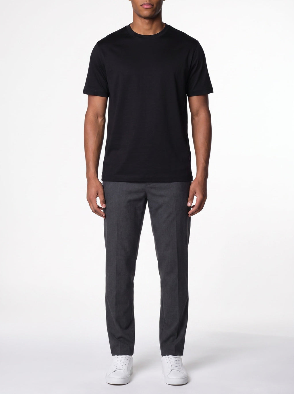 Luxus-T-Shirt – Schwarz