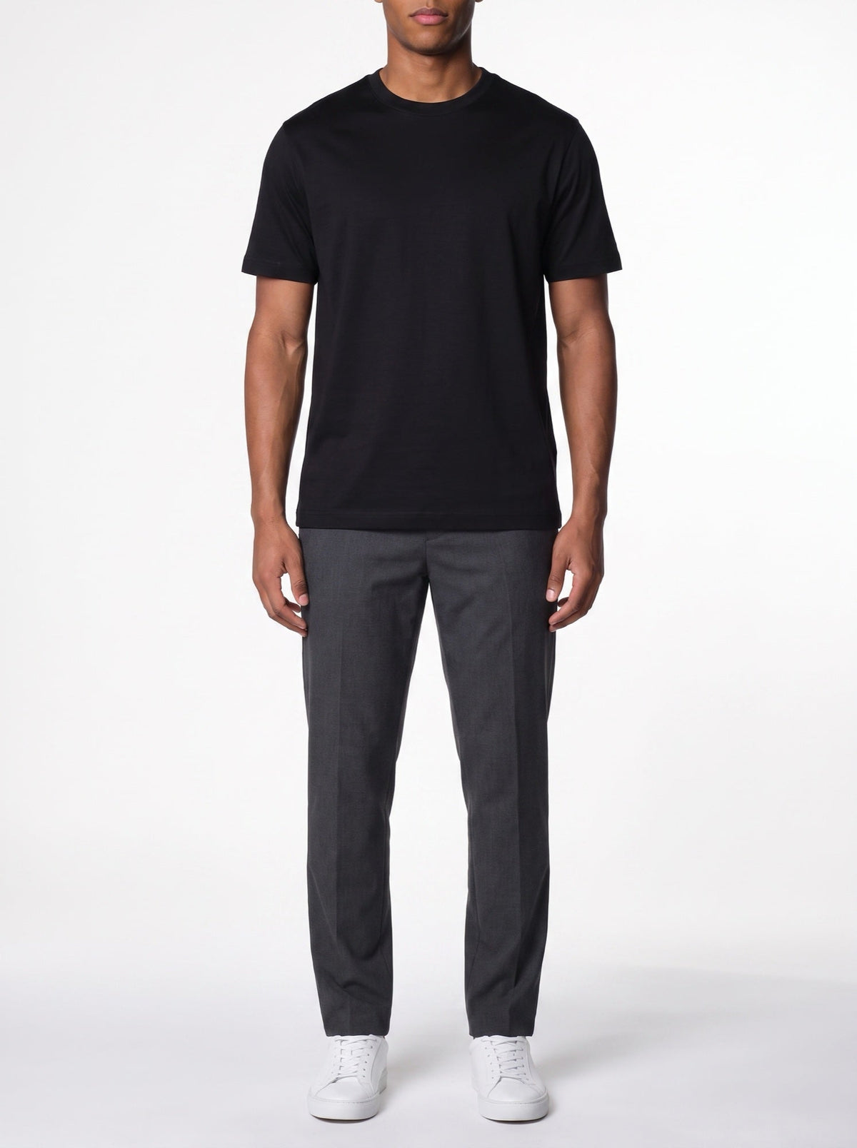 Luxus-T-Shirt – Schwarz