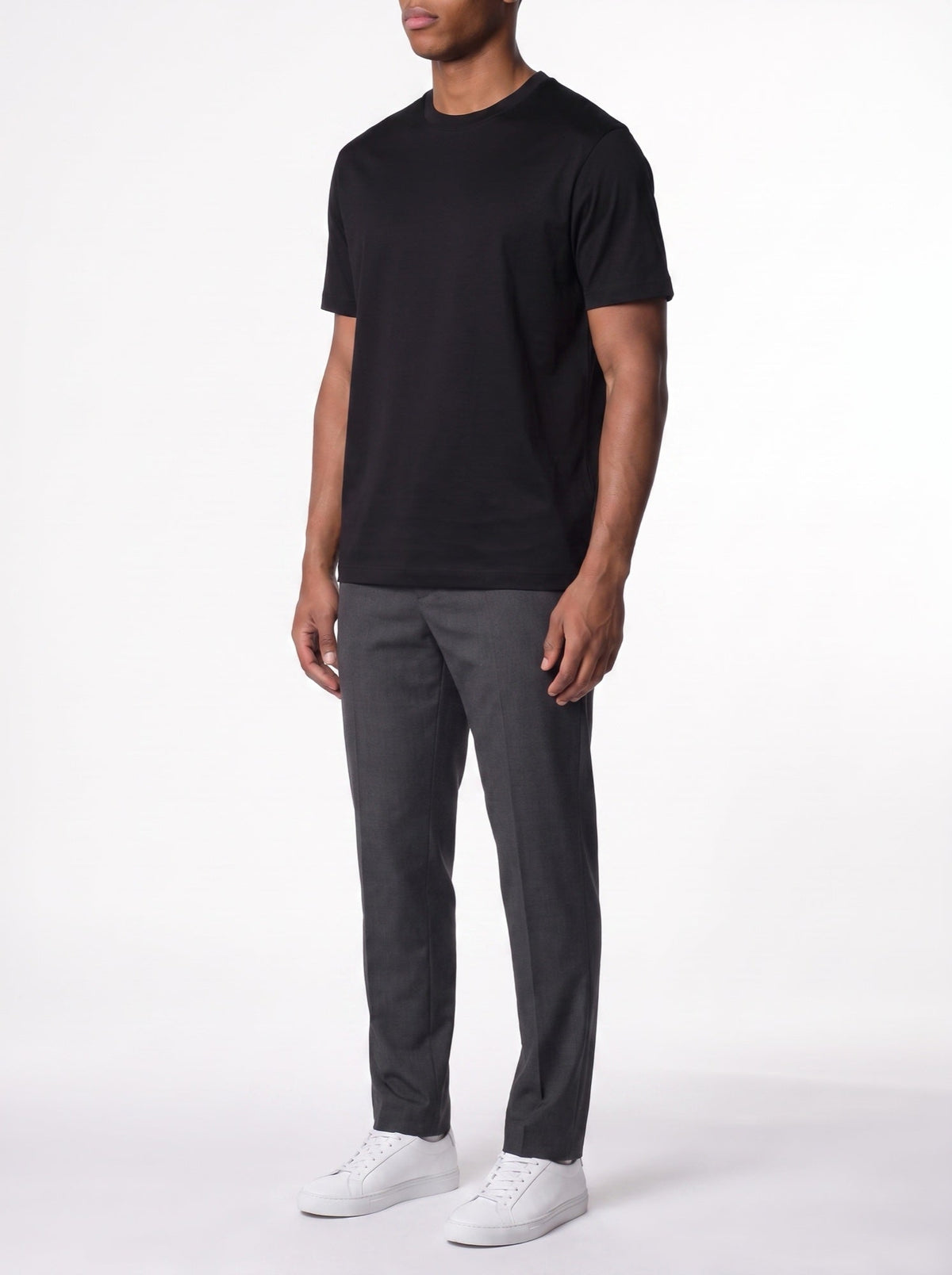 Luxus-T-Shirt – Schwarz