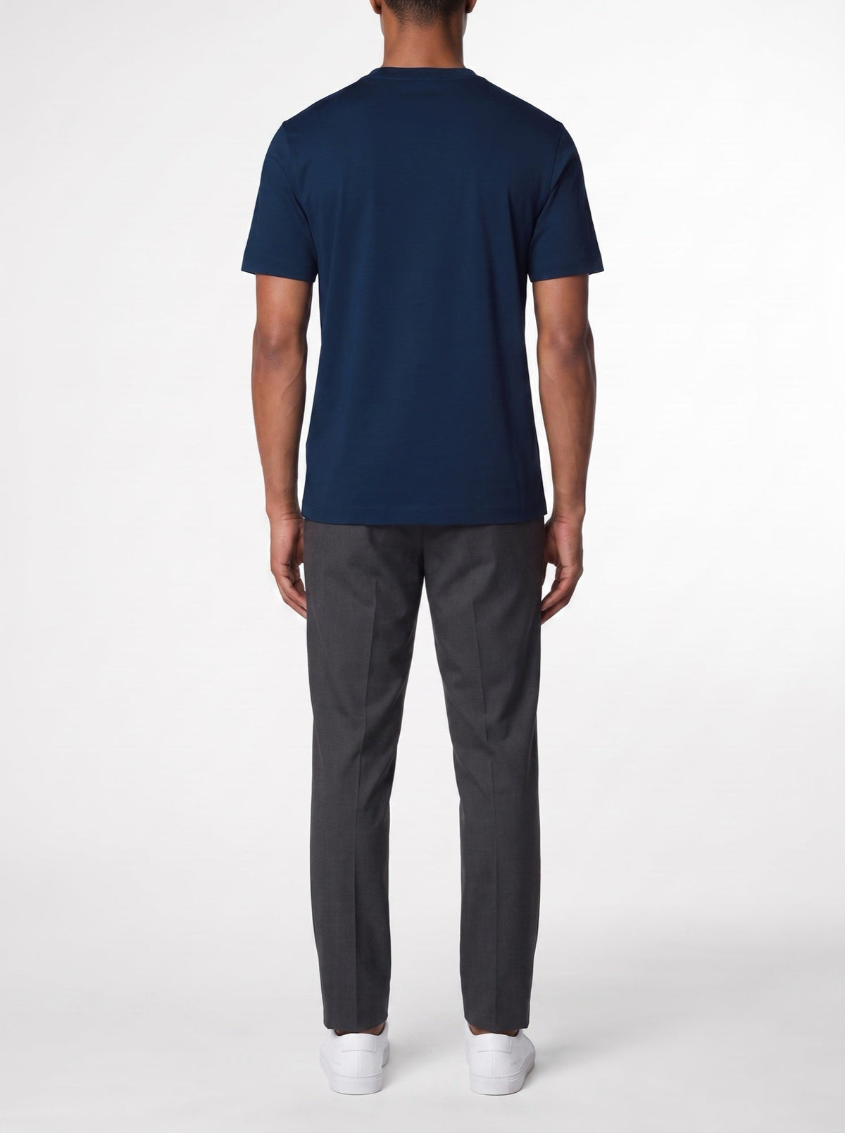 Luxuriöses T-Shirt – Marineblau