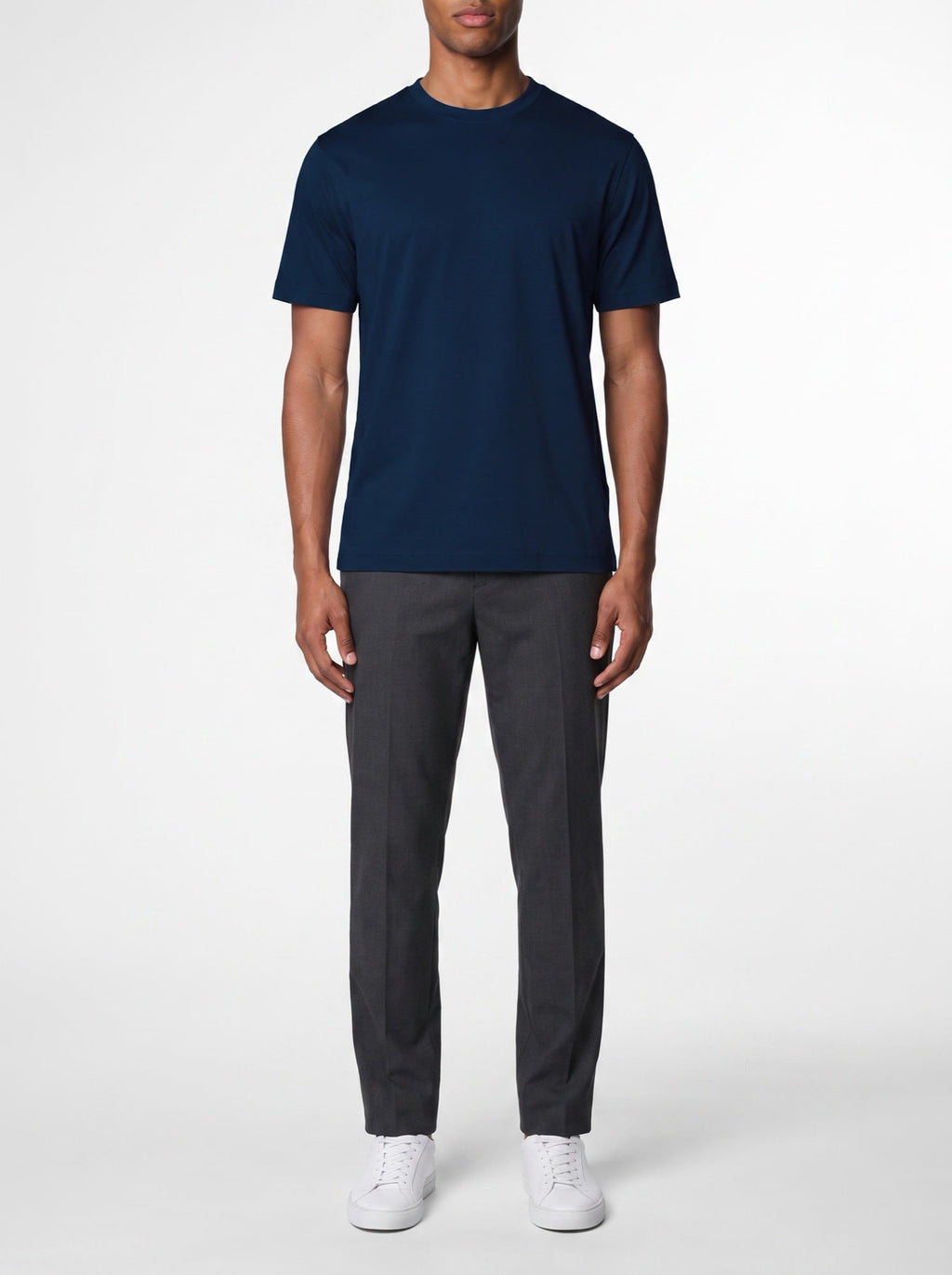 Luxuriöses T-Shirt – Marineblau