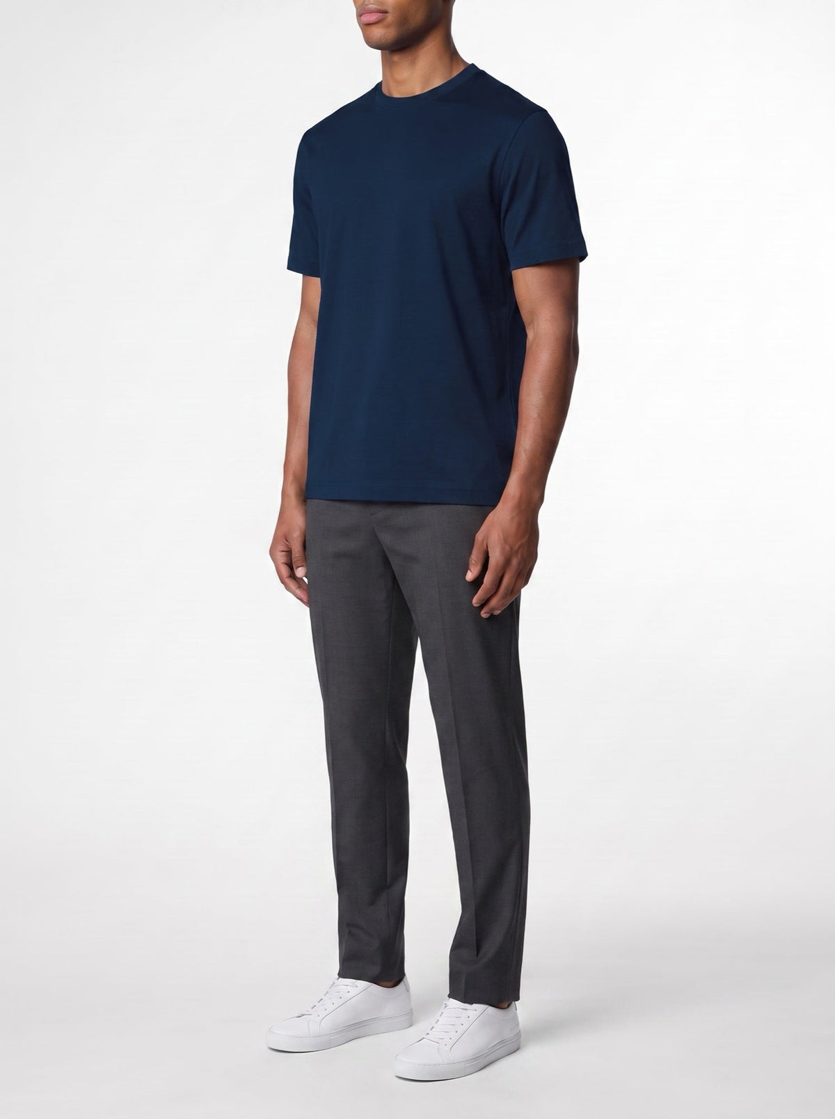 Luxuriöses T-Shirt – Marineblau