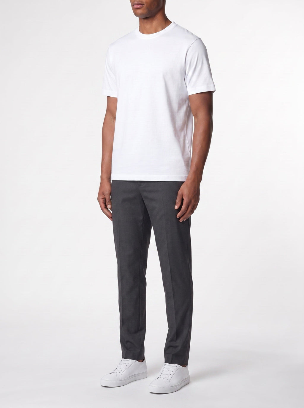 Luxus-T-Shirt – Weiß