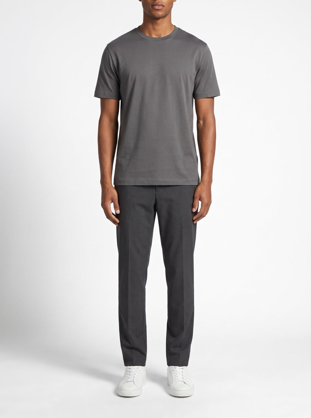 Luxus-T-Shirt – Grau
