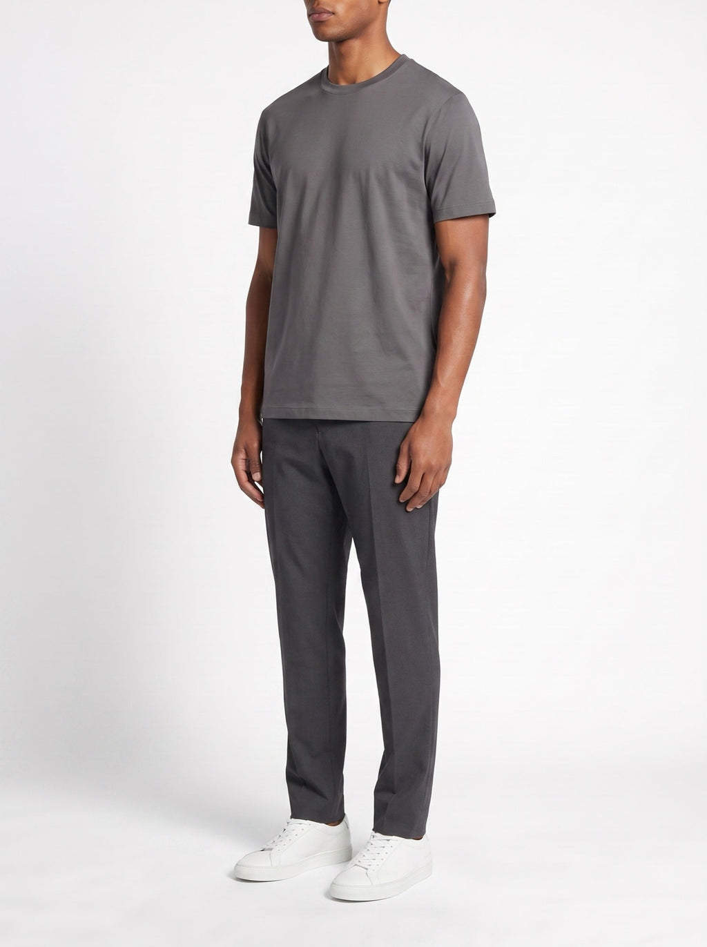 Luxus-T-Shirt – Grau