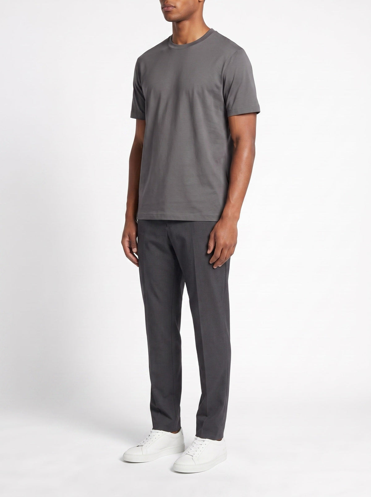 Luxus-T-Shirt – Grau