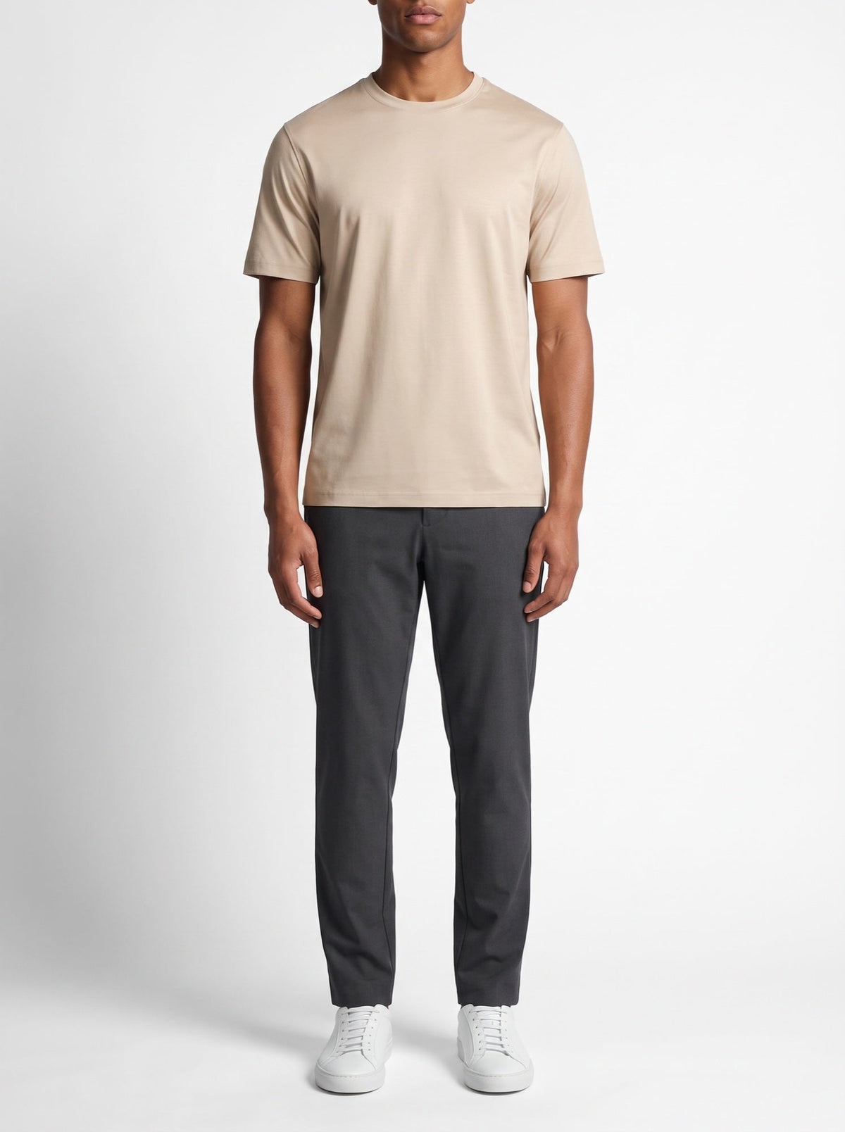 Luxuriöses T-Shirt – Beige