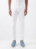 Ozeanblaue Wildleder-Loafer