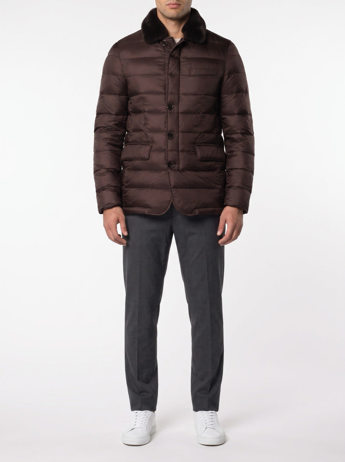 FURNECK DAUNENJACKE – BRAUN