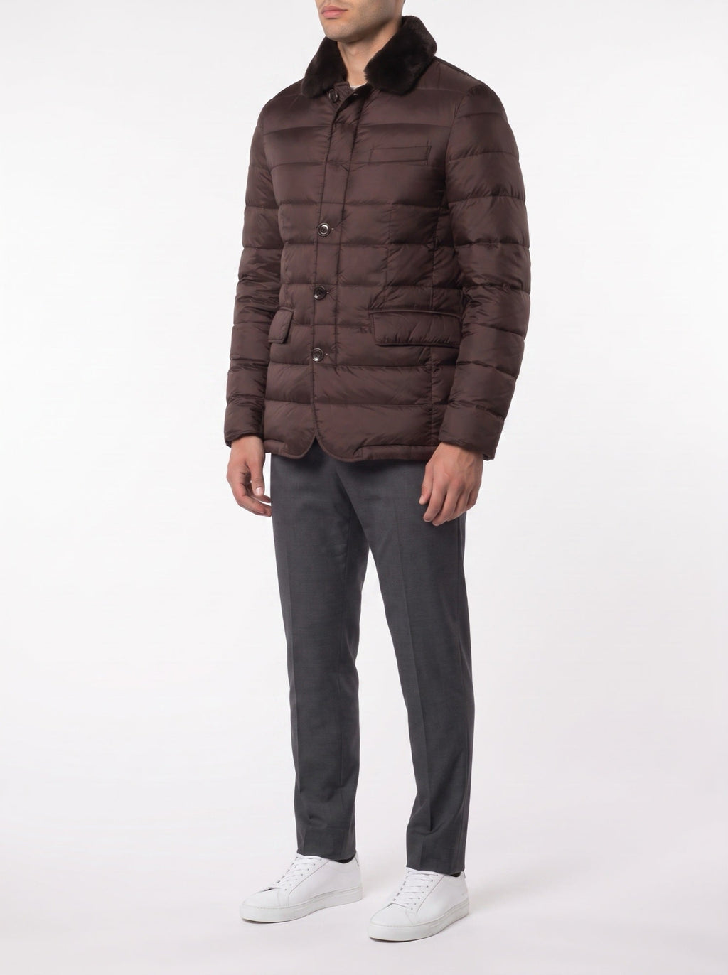 FURNECK DAUNENJACKE – BRAUN