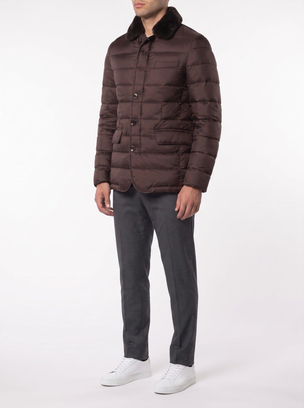 FURNECK DAUNENJACKE – BRAUN