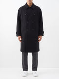 The Classic wendbarer Wollmantel — Schwarz