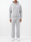 2-teiliges Set in lockerer Passform, Kapuzenpullover und Jogginghose – Grau