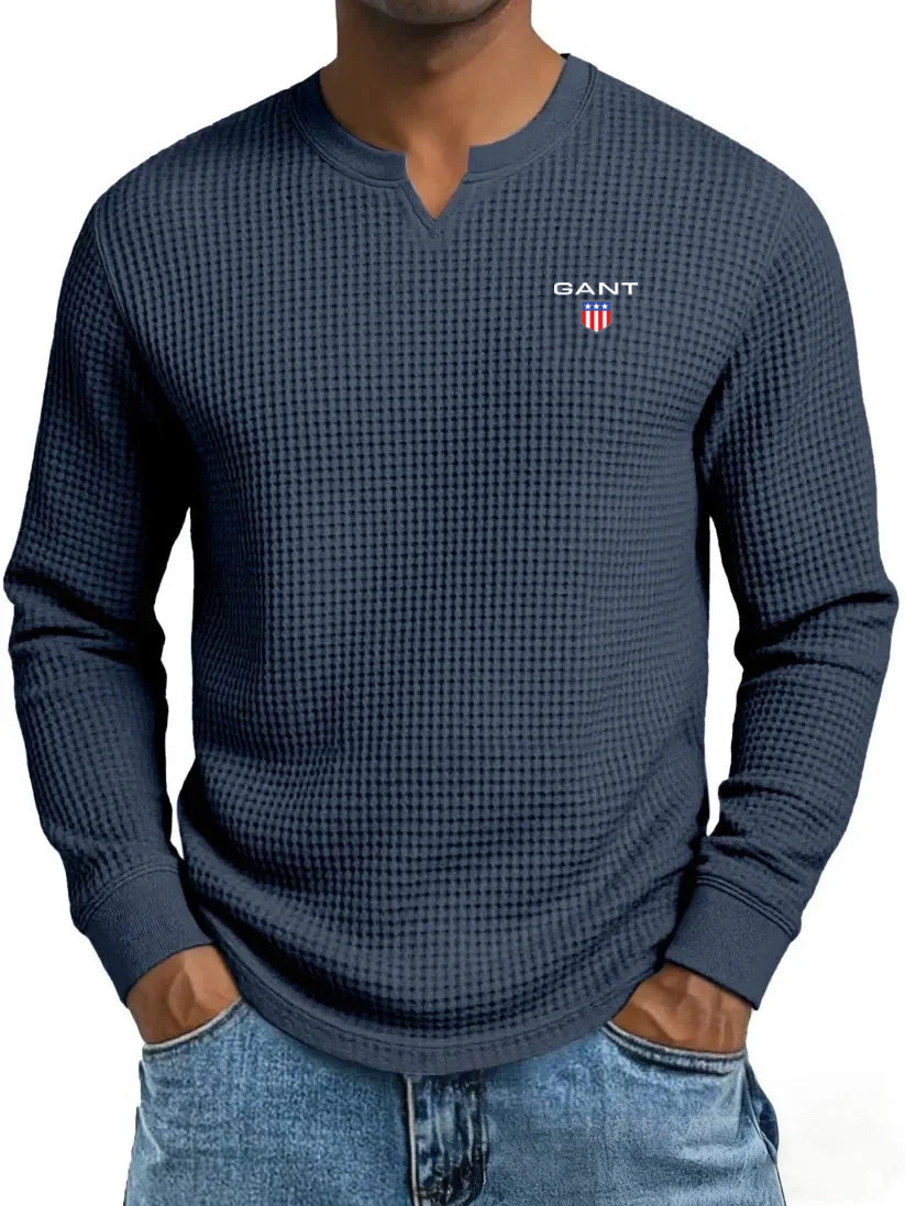 GANT® Klassischer Winterpullover — Marineblau