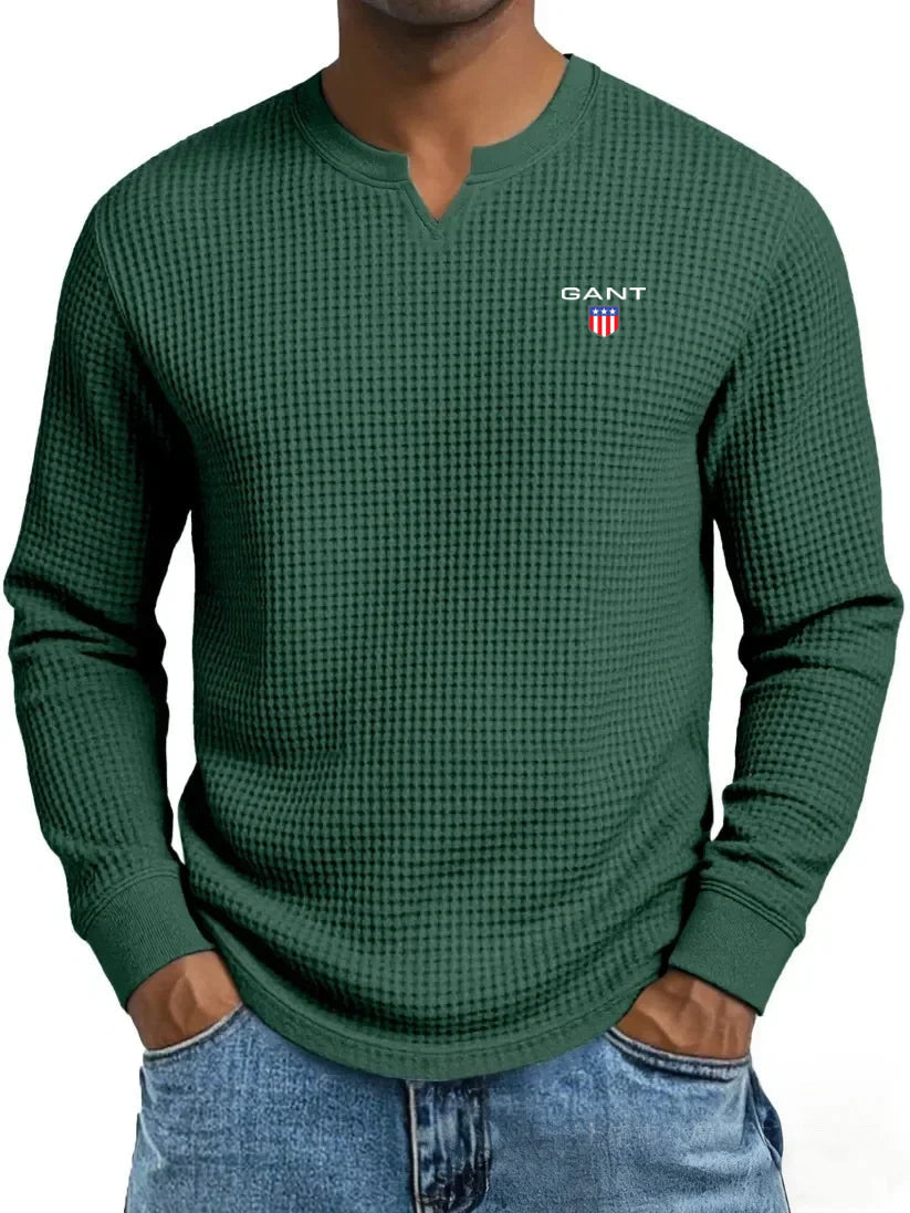 GANT® Klassischer Winterpullover — Dunkelgrün