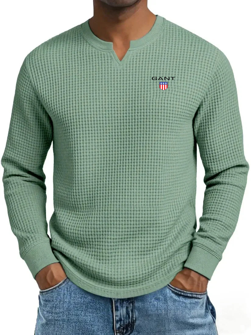GANT® Klassischer Winterpullover — Hellgrün