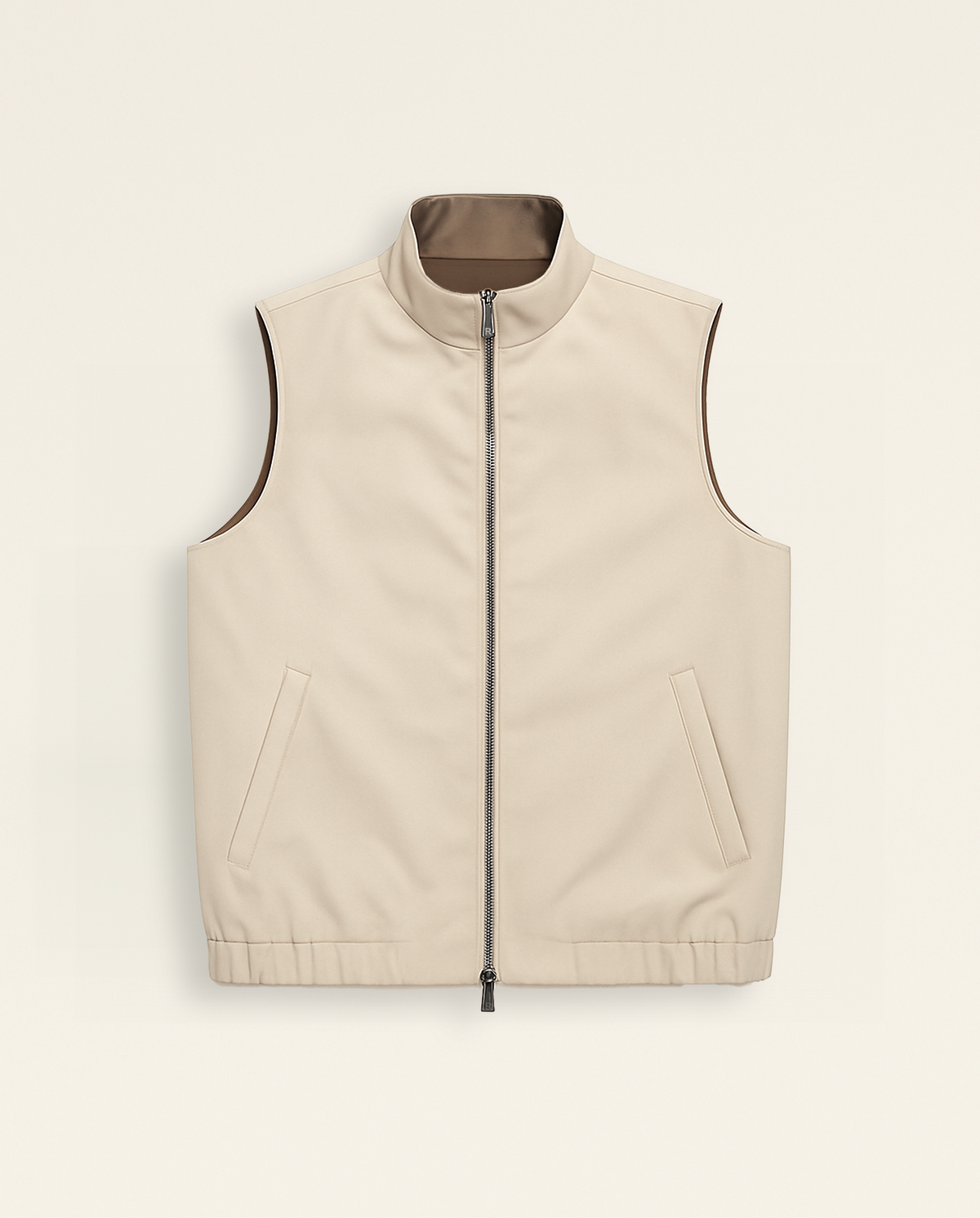 Wendeweste – Ebenholz/Beige