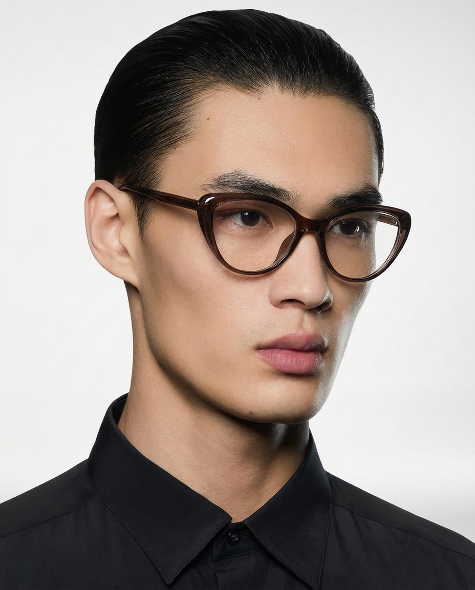 Orsini Sonnenbrille — Braun — getragen