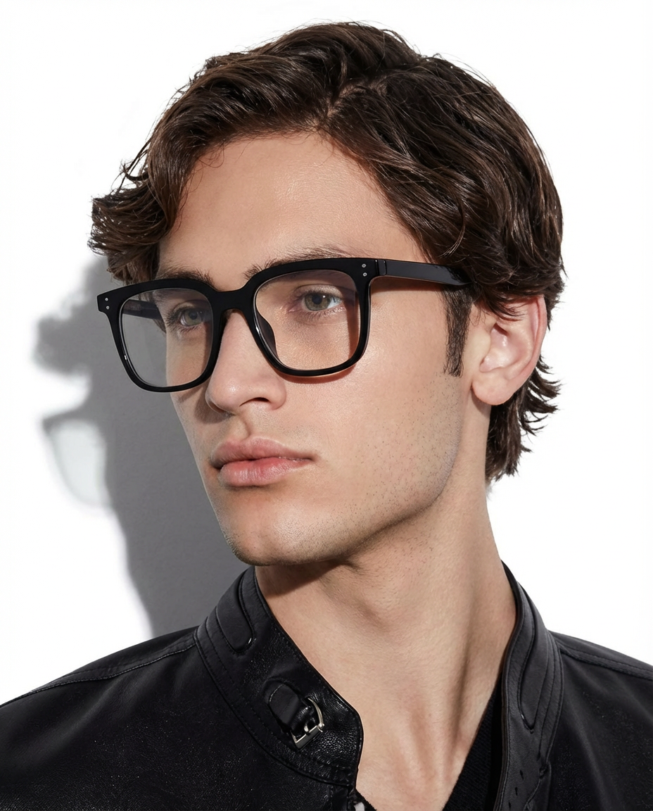 Felix Sonnenbrille — Schwarz — getragen